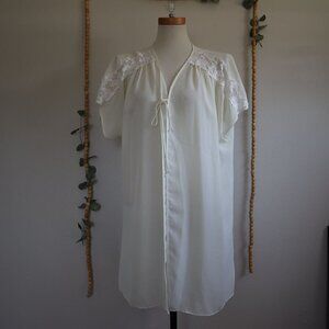 Vintage Gilligan & O'Malley Duster Nightgown Overcoat Size Medium